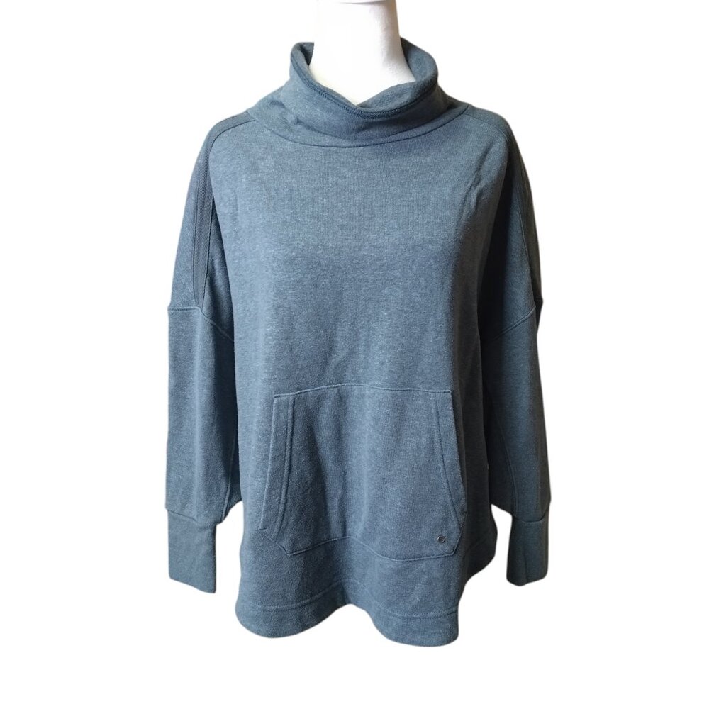 PrAna Women's Small Cozy Up Poncho Kangaroo Pocket Oversized W23190896 Sweater